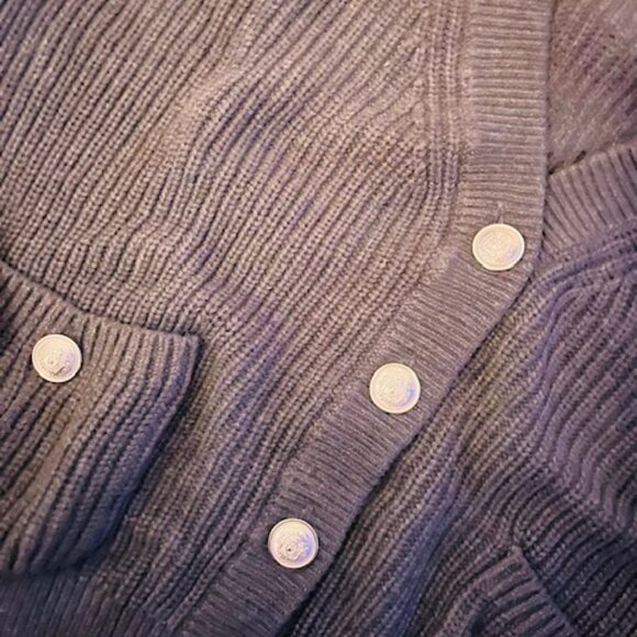 H&M Dark gray Pocket detail cardigan (Small) - Picture 3 of 3